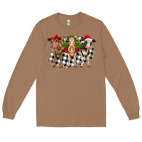 Toasted Coconut Christmas heifers front view Long Sleeve Tee - RanaPortraitStore
