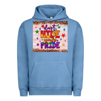 Pigment Pebble Blue don't hide your pride tumbler Urban Hoodie - JahusDesignShop