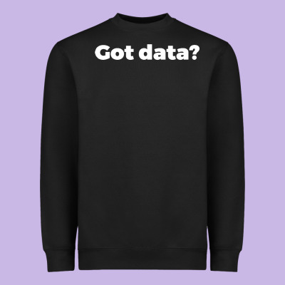 Data Science Humor White Heavyweight Sweatshirt Designed By Artisfamous