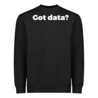 Black data science humor white Heavyweight Sweatshirt - artisFamous