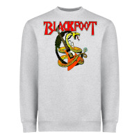 Heather Grey blackfoot Heavyweight Sweatshirt - artisFamous