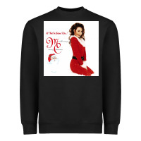 Black All I Want for Christmas Is You Heavyweight Sweatshirt - artisFamous