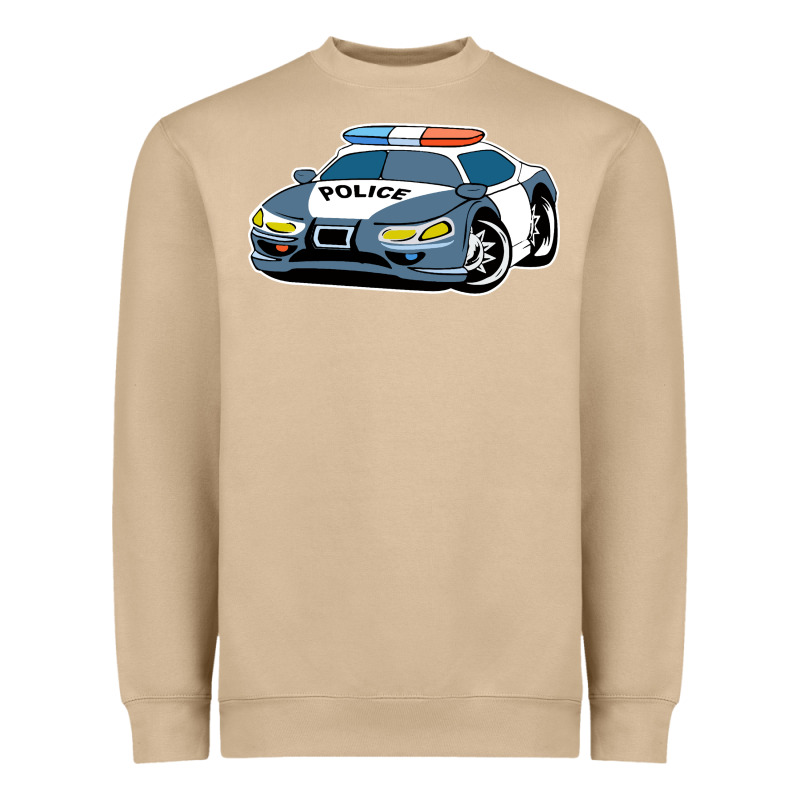 Police Car Heavyweight Sweatshirt by artisFamous | Teevron