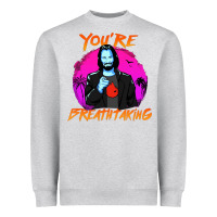 Heather Grey you are breathtaking keanu reeves actor Heavyweight Sweatshirt - artisFamous