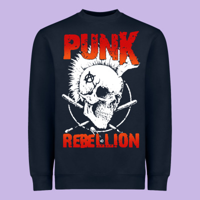 Music Punk Heavyweight Sweatshirt Designed By Artisfamous