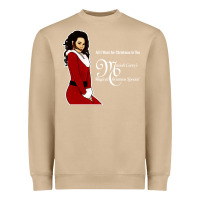 Mushroom All I Want for Christmas Is You Heavyweight Sweatshirt - artisFamous