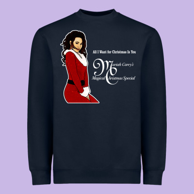 All I Want For Christmas Is You Heavyweight Sweatshirt Designed By Artisfamous