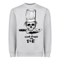 Bourdain Cook Free Or Die Heavyweight Sweatshirt | Teevron
