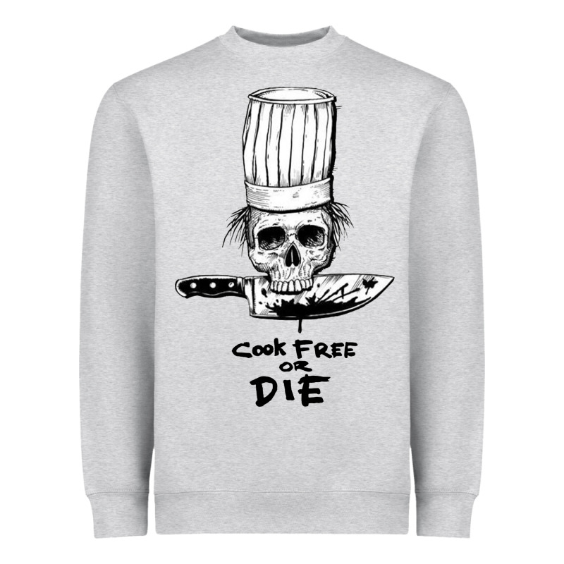 Bourdain Cook Free Or Die Heavyweight Sweatshirt by artisFamous | Teevron
