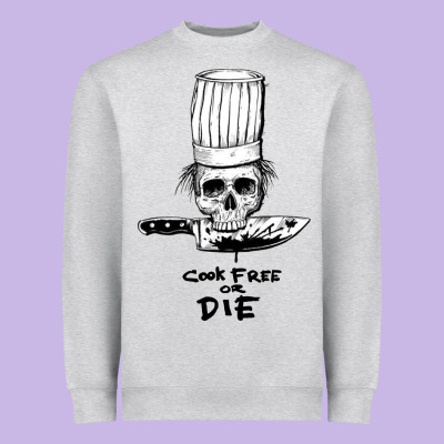 Bourdain Cook Free Or Die Heavyweight Sweatshirt Designed By Artisfamous
