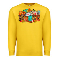Lemon nurse with fall element Premium Sweatshirt - AdoDesignShop