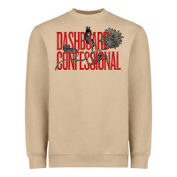 Mushroom DASHBOARD CONFESSIONAL Heavyweight Sweatshirt - artisFamous