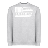 Heather Grey american veteran, patriotic american tee, army style sweatshirt Heavyweight Sweatshirt - artisFamous