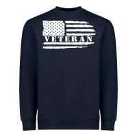 Navy american veteran, patriotic american tee, army style sweatshirt Heavyweight Sweatshirt - artisFamous