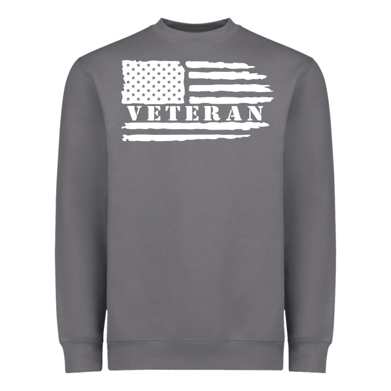 American Veteran, Patriotic American Tee, Army Style Sweatshirt Heavyweight Sweatshirt by artisFamous | Teevron