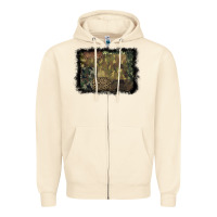 Sandshell camouflage leopard background Zipper Hoodie - BarkalooDesign