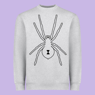 Black Widow Heavyweight Sweatshirt Designed By Artisfamous