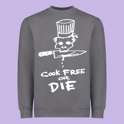Bourdain Cook Free Or Die Heavyweight Sweatshirt Designed By Artisfamous