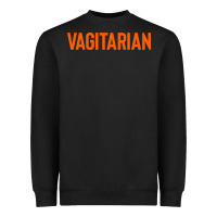 Black vagitarian Heavyweight Sweatshirt - artisFamous