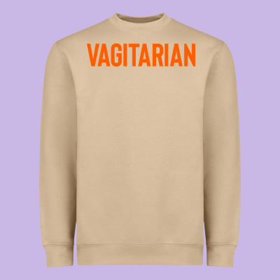 Vagitarian Heavyweight Sweatshirt Designed By Artisfamous