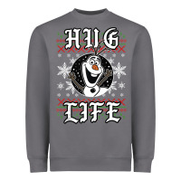 Storm fro.zen o.l.a.f hug life ugly christmas sweater style shirt Heavyweight Sweatshirt - artisFamous