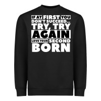 Black second born gifts Heavyweight Sweatshirt - artisFamous