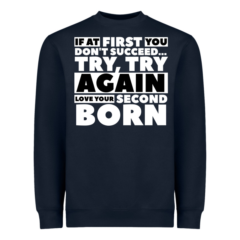 Second Born Gifts Heavyweight Sweatshirt by artisFamous | Teevron