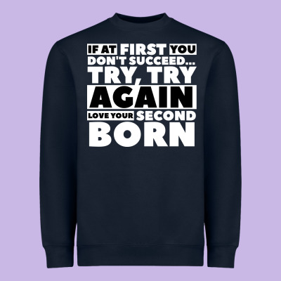 Second Born Gifts Heavyweight Sweatshirt Designed By Artisfamous