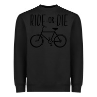 Black ride or die bicycle Heavyweight Sweatshirt - artisFamous
