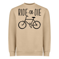 Ride Or Die Bicycle Heavyweight Sweatshirt | Teevron