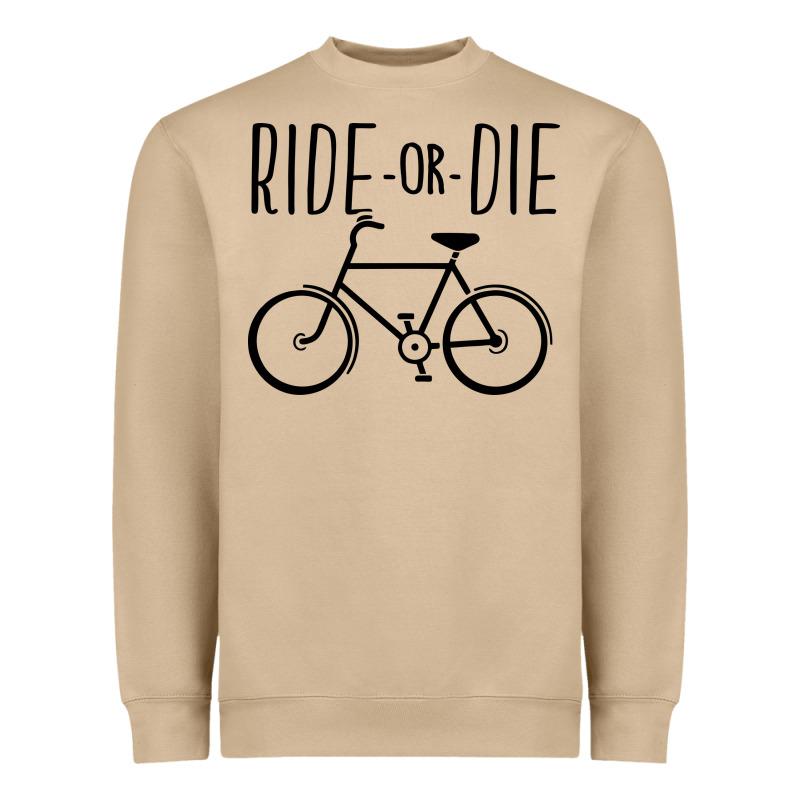 Ride Or Die Bicycle Heavyweight Sweatshirt by artisFamous | Teevron
