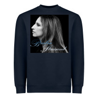 Navy Barbra Streisand design Heavyweight Sweatshirt - artisFamous