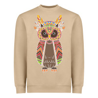 Mushroom Native OWL Heavyweight Sweatshirt - artisFamous