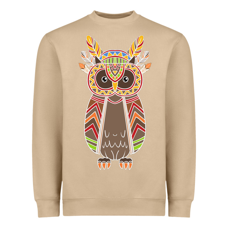 Native Owl Heavyweight Sweatshirt by artisFamous | Teevron