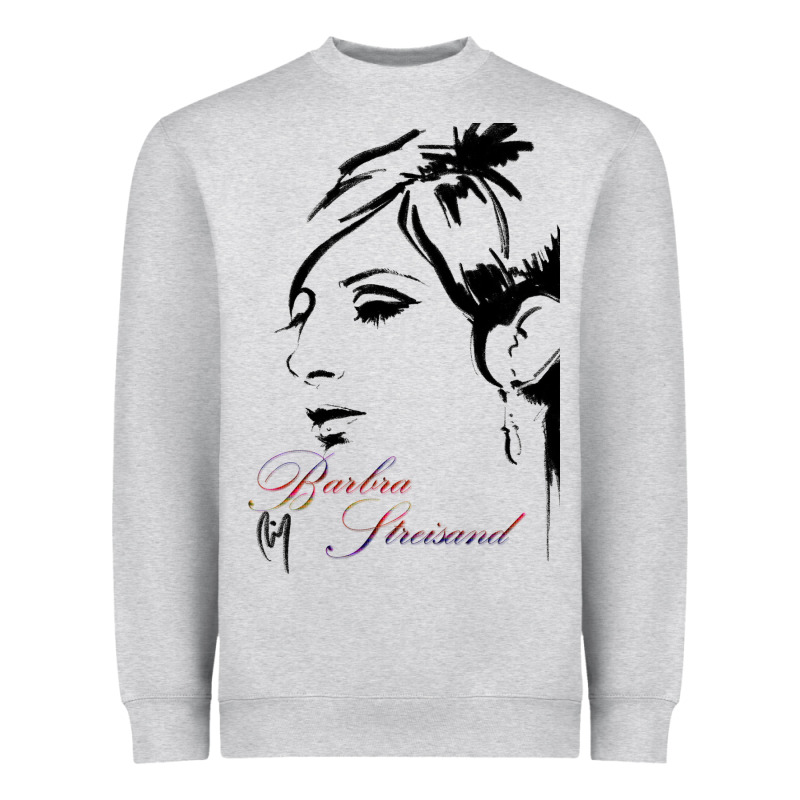Design Barbra Streisand Heavyweight Sweatshirt by artisFamous | Teevron