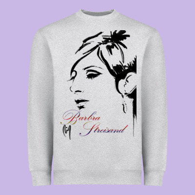 Design Barbra Streisand Heavyweight Sweatshirt Designed By Artisfamous