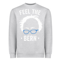 Heather Grey bernie sanders for now Heavyweight Sweatshirt - artisFamous