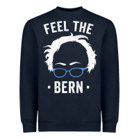 Navy bernie sanders for now Heavyweight Sweatshirt - artisFamous
