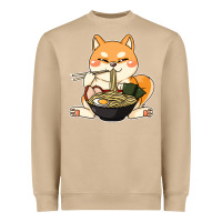 Mushroom shiba inu dog ramen Heavyweight Sweatshirt - artisFamous