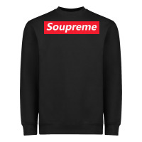 Black SOUPREME Heavyweight Sweatshirt - artisFamous