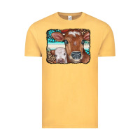 Cows Serape Leopard Gemstone Vintage Tee | Teevron