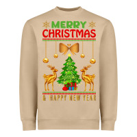 Mushroom merry christmas Heavyweight Sweatshirt - artisFamous