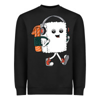 Black sushi cool Heavyweight Sweatshirt - artisFamous