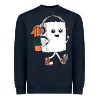 Navy sushi cool Heavyweight Sweatshirt - artisFamous