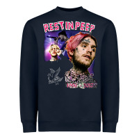 Navy lil peep Heavyweight Sweatshirt - artisFamous