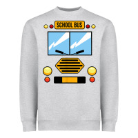 Heather Grey school bus costume cool halloween Heavyweight Sweatshirt - artisFamous