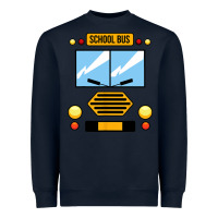 Navy school bus costume cool halloween Heavyweight Sweatshirt - artisFamous