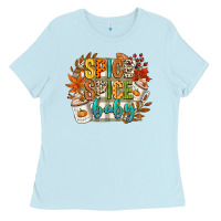 Baby Blue spice spice baby Ladies Tee - CowGirlArtShop