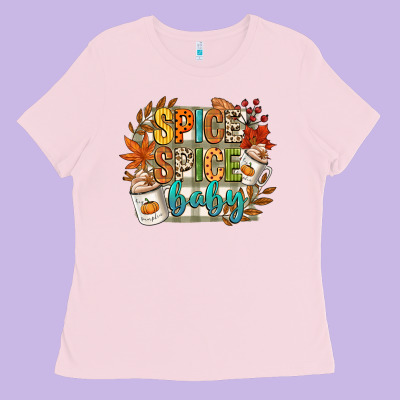 Spice Spice Baby Ladies Tee Designed By Cowgirlartshop