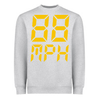 Heather Grey 88mph funny Heavyweight Sweatshirt - artisFamous